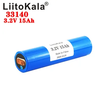 4pcs LiitoKala 33140 3.2 v 15Ah lifepo4 ličio baterijos 3.2 V Ląstelių 