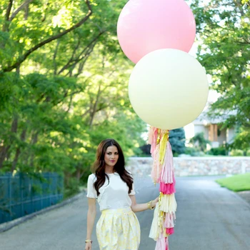 5vnt 24inch Didelis Pastelinių Apvalūs Balionai Didelis Gražus Gimtadienio Pripučiami Helio Macaron baloons Arkos Apdaila