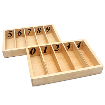 Šeimos Versiją Montessori Matematikos Žaislas Veleno Dėžutė Su 45 Verpstės Smaill Dydis Veleno Lazdele Žaislai Anksti Švietimo Darželio Dovana