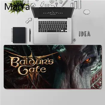 Maiya Aukščiausios Kokybės Baldur ' s Gate 3 gamtinio Kaučiuko Žaidimų kilimėlis Stalas Kilimėlis Nemokamas Pristatymas Didelis, Mouse Pad Klaviatūros Kilimėlis