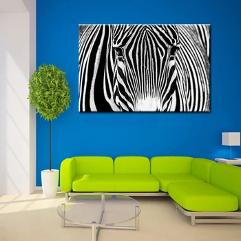 Filmo plakatas zebra serija didelio drobės spausdinti sienos meno modulinės tapyba ant apdaila aliejinių dažų dekoratyvinis nuotraukas