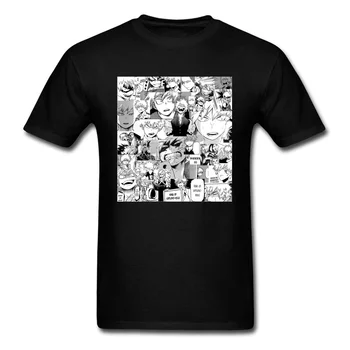 Mano Herojus Akademinės Bendruomenės Dekus Bakugou Katsuki Anime Tshirts Dizainerio Mados Apvalios Kaklo Medvilnės Vyrų Viršūnes Tees Japonijos Komiksų
