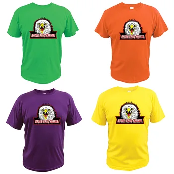 Juokinga Erelis-Fang-Karatė Marškinėliai Kobra-Ka Skaitmeninio Spausdinimo Įgulos Kaklo Parodija Amerikos Kovos Menų Komedija-Drama Geek T-Shirt
