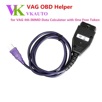 OBD VAG Pagalbininkas V-W 4 Immo Duomenų Skaičiuoklė su 1 Nemokamai Simbolinis Dirbti su Lonsdor K518ISE ir VVDI2