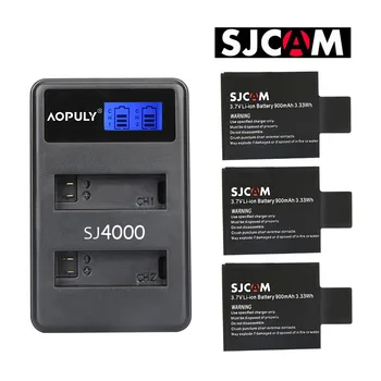 Aopuly SJCAM SJ4000 Fotoaparato Baterija Li-ion Baterija SJCAM SJ4000 Wifi SJ5000 Wifi SJ5000 Plius SJ6000 Fotoaparato Baterijos