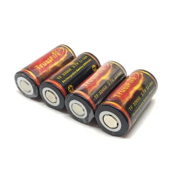 Didelės Talpos, Aukštos Kokybės TrustFire Baterija 32650 3.7 V 6000mAh Įkraunama Ličio Baterijos su PCB Saugomų Valdyba