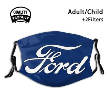 Klasikinių Automobilių Logotipai: Ford Stabdžių Dulkių Filtras Vyrams, Moterims, Plaunamas Juodos Kaukes Klasikinių Automobilių Logotipą, Amerikietiškų Automobilių Detroit