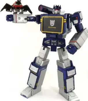 Hasbro Transformacijos KO MP13 AUTOMOBILIŲ Metalo Dalis 28CM SOUNDWAVE Autobots Veiksmų Skaičius, Deformacijos Robotas Vaikams, Dovana, Žaislai