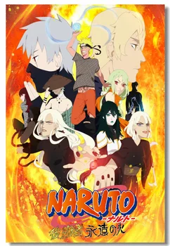 Custom Sienų Dekoras Drobė Naruto Plakatas Naruto Uchiha Sasuke Tapetai Hatake Kakashi Sienų Lipduko Vaikų Kambario Dekoracija #0801#