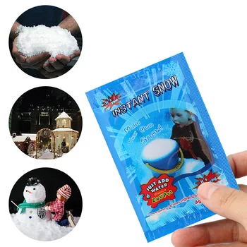 Dirbtinis Momentinių Sniego Miltelių 100 Krepšiai Magija Gleives Netikras Sniegas Žiemą Šalis 2020 Kalėdinė Dekoracija Vaikų sniego Gniūžtės Kova