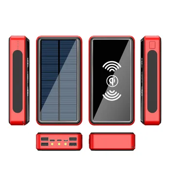 50000mAh Belaidžio Saulės Energijos Banko Išorės Baterijos Kroviklis Pakuotėje Xiaomi 