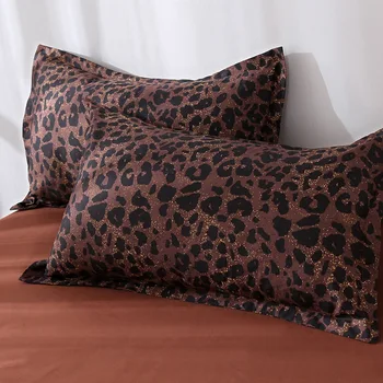 Leopard Prabanga Patalynė Patalynės Komplektas Twin/Full/Karalienė/Karalius Dydis 3/4pcs Rudos spalvos Lovatiesė paklode Antklode Padengti Rinkinys