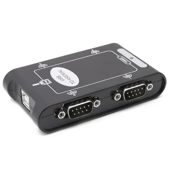 9pin RS232 USB 2.0 4 Port Serial DB9 (COM Valdytojas Jungčių Adapteris Hub
