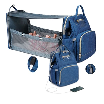 Motinystės Krepšys Kūdikio Vystyklų Naujas USB Įkrovimo Daugiafunkcį Vandeniui Oksfordo Motinystės Mama Vežimėlio Krepšys, Kuprinė Kūdikiui Vystyklų Krepšys