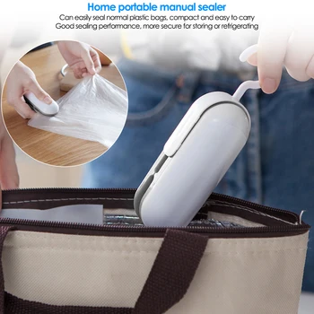 Mini Sandarinimo Mašina Nešiojamas Krepšys Įrašai Nešiojamoji Gruntas Pakuotės Plastikinis Maišelis Maisto Saugojimo Užsklanda
