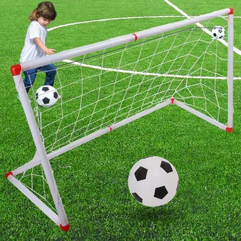 Aukštos Kokybės Vidaus Patalpų Ir Lauko Mini Vaikų Futbolo Tikslas Po Ju Nustatyti Modeliavimo Futbolo Siurblys Vaikai Kamuoliukus Sporto Žaislas