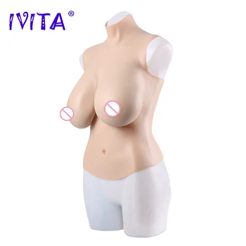 IVITA Dirbtinės Silikoninės Krūties Forma Fake Boobs Krūtinę Crossdressing už Crossdresser Transseksualų Shemale Drag Queen Cosplay
