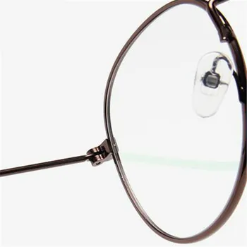 RBRARE Moterų Akiniai, Rėmeliai Optinis Derliaus Metalo Akiniai Moterims Prekės ženklo Dizaineris Optinių Rėmelių Apvalus Plokščias Veidrodis Akiniai Oculos