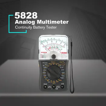 Mini Nešiojamą Multimetras Analoginis AC/DC Voltmeter Ammeter Atsparumas Tęstinumą Talpos Baterija dB Talpą, Testeris