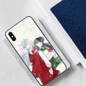 Top Anime Inuyasha Telefono dėklas Stiklo Dizaineris 