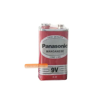 2VNT Originalus Panasonic Greencell PP3 6F22 6LR61 MN1604 9V Block Sunkiųjų Elementų Baterija