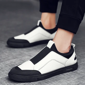 Mada karšto pardavimo markės vyriški batai pavasario 2020 nauji laisvalaikio bateliai paprastas, lengvas, patogus, kvėpuojantis be raištelių