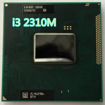 Intel Core I3 i3 2310M 2310 CPU nešiojamojo kompiuterio Procesorius i3-2310M 3M Cache, 2.10 GHz SR04R Nešiojamas PPGA988 paramos PM65 HM65 lustų rinkinys