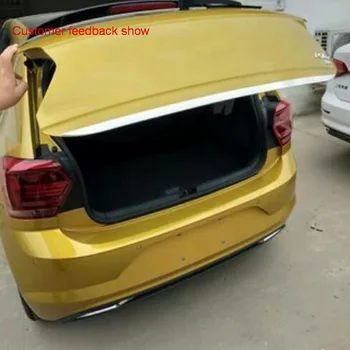 Tonlinker Šildomi Kamieno bagažinės apdailos Dangtelio Lipdukas Volkswagen POLO 2019 Automobilių Optikos 1 VNT. Nerūdijančio plieno Dangčio Lipdukas