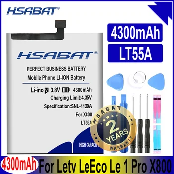 HSABAT LT55A baterija Letv Le 1 vieno X800 pro LT55B už LeTV Le 1 vieno X660 X600 LT55C už Letv 1S X500