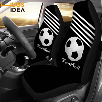 HUGSIDEA Futbolo/Krepšinio Dizaino Automobilių Sėdynės Padengti Auto Vieta, Purvinas-proof Sheet Auto Sėdynės Raštas Universali Vairuotojo Sėdynė Atveju