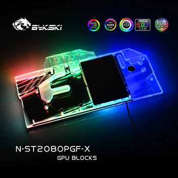 Bykski Vandens Bloko naudoti Zotac GeForce RTX 2080 AMP Extreme / PGF OC/ Viso Padengti Vario Radiatorius, Blokinis / RGB paramos AURA SYNC