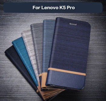 Pu Odos Piniginės Atveju Lenovo K5 Pro Įmonės Telefono Atveju Lenovo K5 Pro Flip Book Atveju Minkštos Tpu Silikoninis Galinio Dangtelio