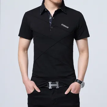 2020 naujas vasaros korėjos versija medvilnės atvartas, marškinėliai, kombinezonai trumpomis rankovėmis T-shirt