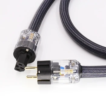Hi-End 400 parašas hifi audio MUMS/ES maitinimo laido gryno vario maitinimo kabelis su P-029/P-029E maitinimo kištuko jungtis