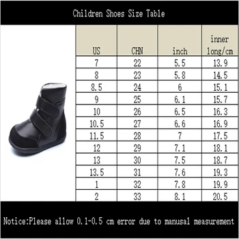 Natūralios odos vaikas neslidūs moterų sniego batai vaikų sniego batai vyrų vidutinio kojos vaikas medvilnės-paminkštintas minkštas padas
