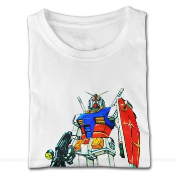 Mobile Suit Gundam Marškinėliai Mažo Dydžio Vyrams Natūralios Medvilnės T Shirts
