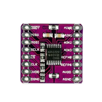 CJMCU-1220 ADS1220 ADC SPI Mažos Galios 24 Bitų A/D-Analog-to-Digital Converter Jutiklio Modulis, Raudonos spalvos