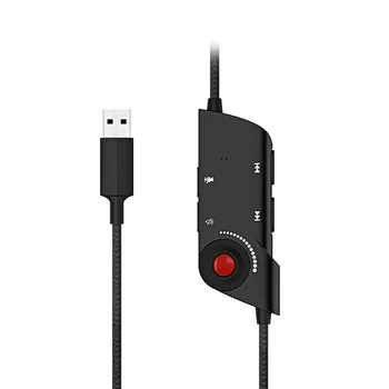 Naujas Langsdom JDG 7.1 USB Žaidimų Ausinės Laidinio PUBG Ausinių Gamer Ausinės su Nuimamu Mikrofonas PC PS4 Xbox Jungiklis