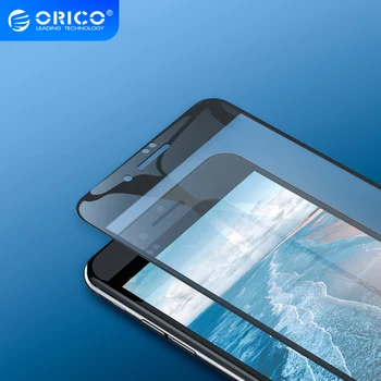 ORICO Grūdintas Stiklas Screen Protector, iphone 7 8 Plus Stabdžių Mėlyna Šviesa 3D Pilnas draudimas Privatumo Grūdinto Filmas 