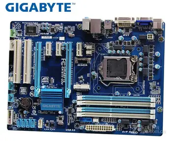 Naudoti Gigabyte GA-B75-D3V Originalus Plokštė LGA 1155 DDR3 32G B75 B75-D3V Darbalaukio Mainboard SATA II SATA III Systemboard