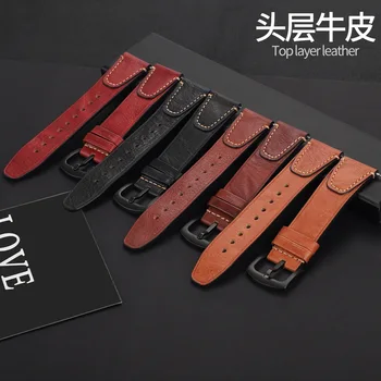 Natūralios odos kilpa dirželis Huawei Žiūrėti GT 2E Watchband 22mm Huawei Honor Magic Žiūrėti 46MM correa pakeitimo apyrankę diržas