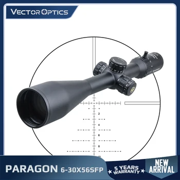 Vektoriaus Optika Gen2 Paragon 6-30x56 Medžioklės Riflescope Taktinis Regos taikymo Sritis 1/10 MIL 90% Šviesos Ilgo Nuotolio Tikslaus Šaudymo .338