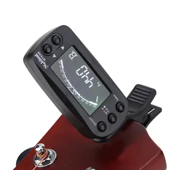 2 in 1 Styginis Instrumentas, Gitaros Derintuvas Metronome Nešiojamų Clip-on LCD Skaitmeninis Imtuvas Ukulėle Styginių Instrumentų Priedai