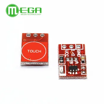 50PCS/DAUG NAUJŲ TTP223 Palieskite mygtuką Modulis Kondensatorių tipo, Vieno Kanalo savistabdės Touch jungiklis jutiklis