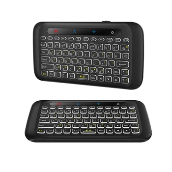 2,4 GHz Belaidė Klaviatūra su Touch Pad Apšvietimu Nuotolinio Valdymo Klaviatūrų PC Laptop Tablet Pad Smart Android TV Box