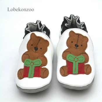 Lobekonzoo karšto parduoti berniuko batai Garantuotas minkšta soled natūralios Odos kūdikis Pirmą vaikštynės berniukams, kūdikių berniukas batai