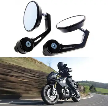 Universalūs Motociklo vairas 22mm galinio vaizdo veidrodžiai SUZUKI gsf 600s gsx-r600 įsibrovėlis gsx-s1000 inazuma 250 gsx-s750 ir kt.