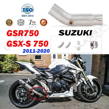 Nemokamas Pristatymas Motociklo Išmetimo Susisiekti Vidurio Link Slydimo Ant SUZUKI GSR750 GSR 750 GSX-S 750 2011 M. Iki 2020 m.