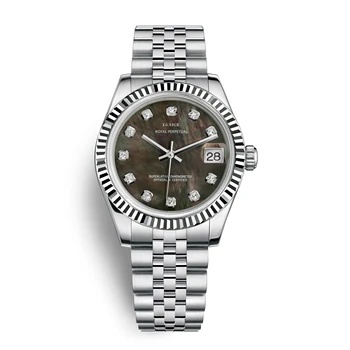 31MM mados moterų laikrodžiai top brand prabangius kvarcas žiūrėti moterims vandeniui deimantų full steel aaa riešo žiūrėti datejust laikrodis