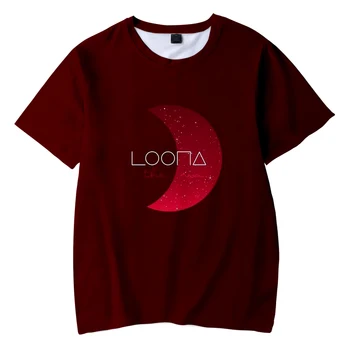 3D LOONA, T-marškinėliai Atsitiktinis Harajuku Mados Kpop Trumpas Rankovės O-kaklo Hip Pop Naujas Stilius Vasaros Mielas Atsitiktinis Minkštas marškinėliai